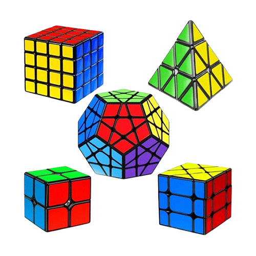 5 Pack Magic Speed Cube Set