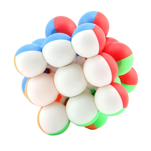 3X3 Ball Bead Magic Cube 3X3X3 Stickerless