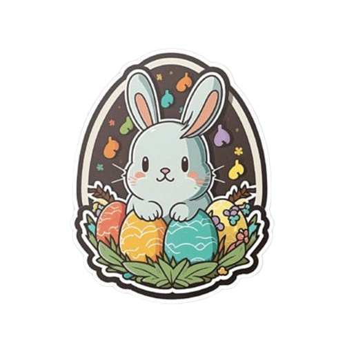 Happy Easter Day Sticker