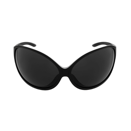 Balenciaga Phantom Round Sunglasses in Black