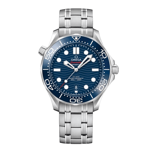OMEGA Seamaster Diver 300M 42 mm, steel on steel  Blue  210.30.42.20.03.001
