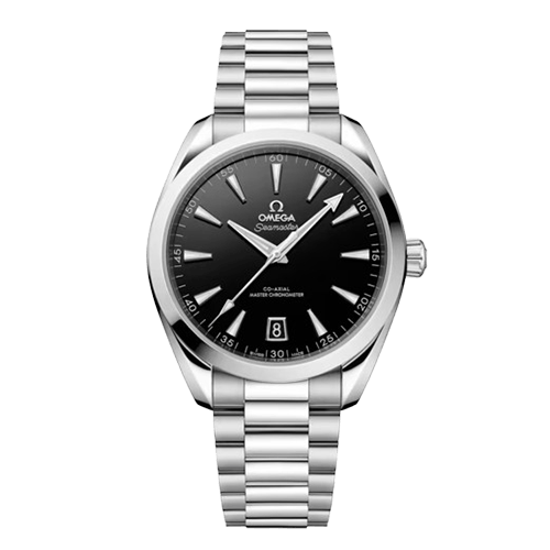 OMEGA Seamaster Aqua Terra 150M 41 mm, steel on steel  Black  Black
