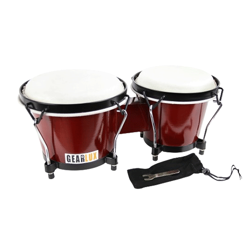 Gearlux Tunable Bongos - Cherry