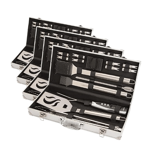 Cuisinart Deluxe Grill Tool Set, 20-Piece Grill Set, Pack of 4