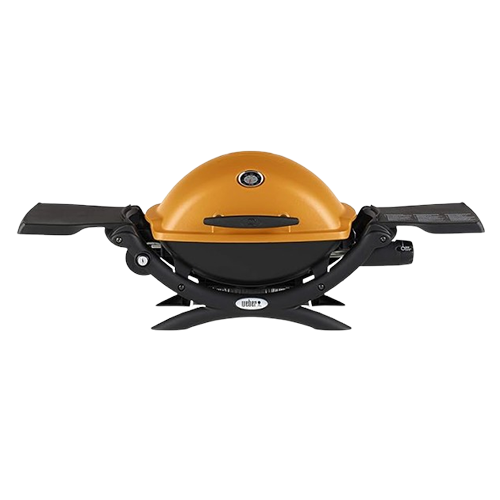 Weber Q1200 Liquid Propane Portable Gas Grill, Orange