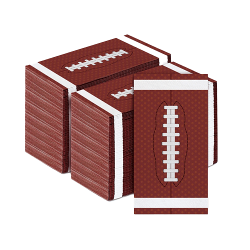 GiftPioneer 100Pcs Football Paper Napkins
