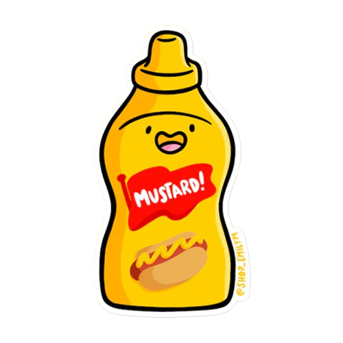 Honey Mustard Sticker